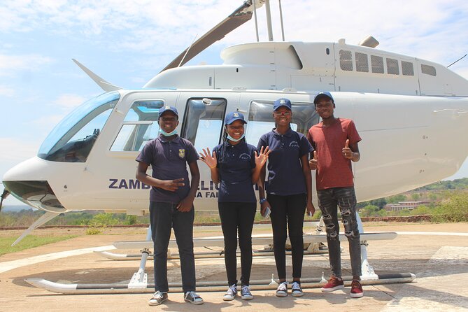 15 minutes scenic helicopter flight above Victoria Falls-Zimbabwe - Weather can change the plan