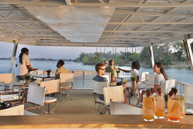 2-Hour Zambezi River Cruise Tour with Lunch and Pick Up - A three-course lunch served on the river