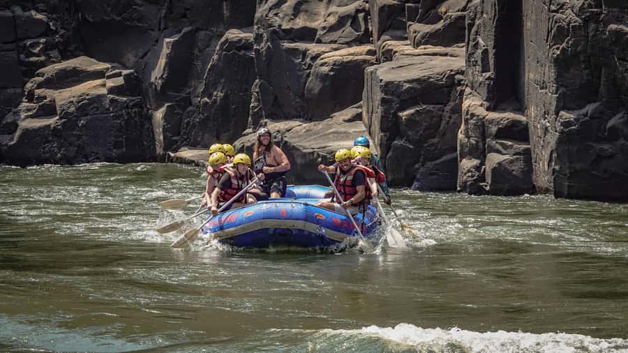 From Kasane: Full-Day White Water Rafting - What the Zambezi rafting route is really like