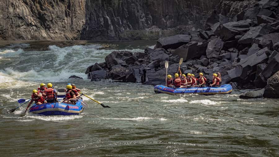 Full Day White Water Rafting Tour - Safety briefing and the walk into Batoka Gorge