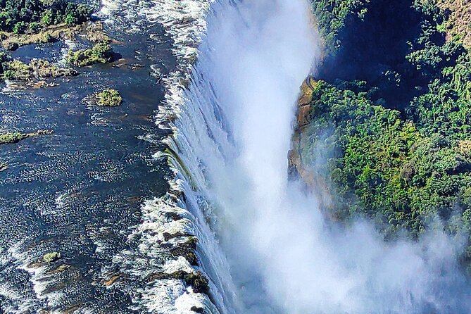Guided Tour of the Falls (ZIM side) Wildlife Safari, by Savannah - Entering the spray-fed rainforest