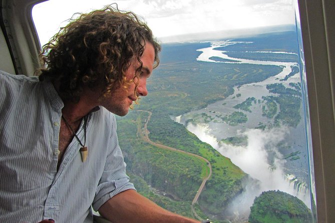Helicopter Flight 12/13 Minute (Zimbabwe) - What happens at the Victoria Falls helipad