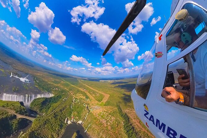 Helicopter Flight Experience Over Victoria Falls - Photos, video, and the extra-cost question