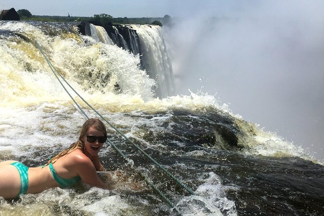 Livingstone Island and Devil's Pool Walking Safari - Reaching Victoria Falls from Livingstone Island