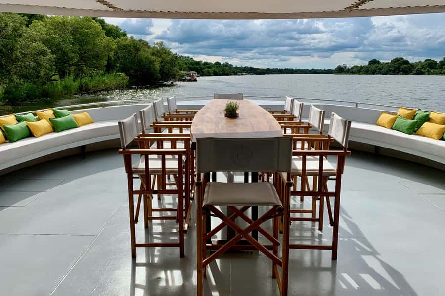 Luxury Sunset Dinner Cruise with 4-Course Meal - A four-course meal with a full drinks selection