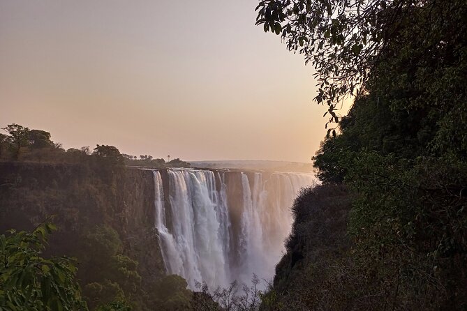 Private Guided Tour in Victoria Falls - High water means spectacular spray and wet clothes