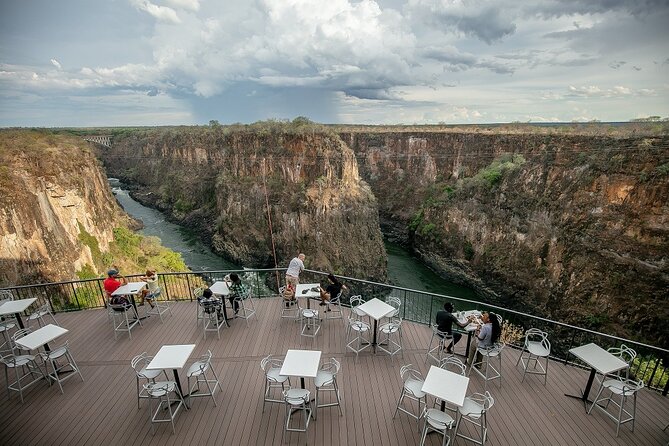 The Lookout Café Lunch In Victoria Falls - The view is part of what you are paying for