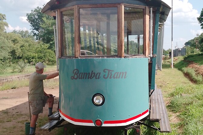 The Tram Bridge Tour in Victoria Falls - The museum stop and the story behind the steel