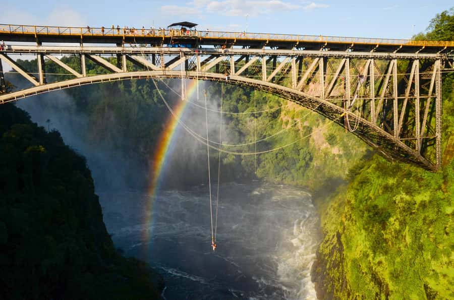 Victoria Falls Bridge Bungee Jump - Advanced jump styles for experienced jumpers