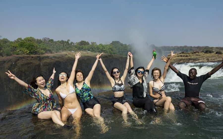 Victoria Falls: Devil's Pool High Tea - Livingstone Island adds context to the swim