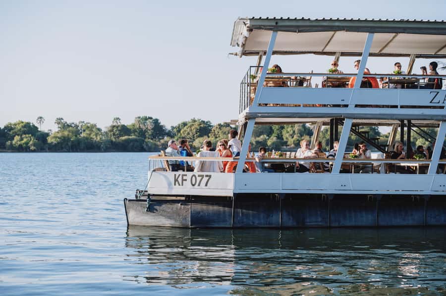 Victoria Falls: Dinner Cruise on the Zambezi River - Sunset on the upper Zambezi