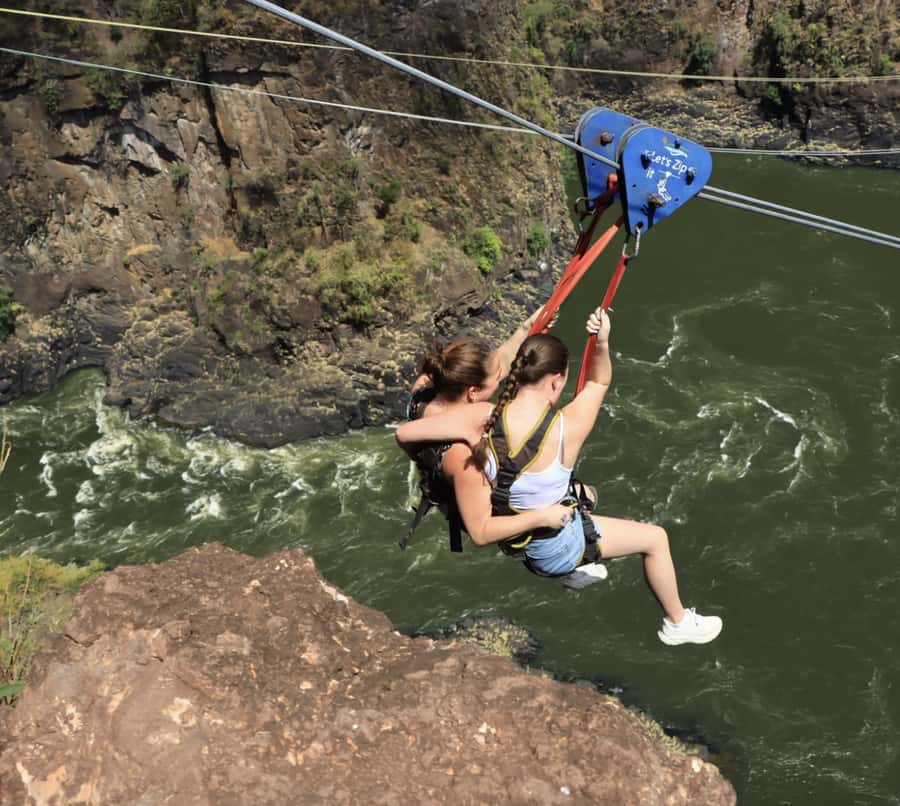 Victoria Falls: Half Day Flying Fox, Zip Line, & Gorge Swing - Three rides above Batoka Gorge
