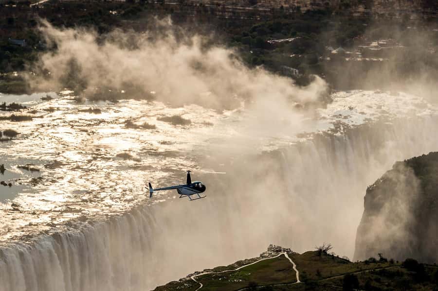 Victoria Falls Helicopter Flights - The 22-minute route and Batoka Gorge