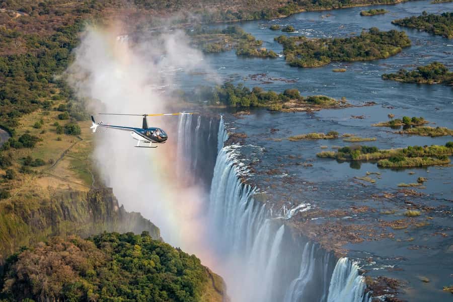 Victoria Falls Helicopter Flights - The 30-minute flight to rapid 26