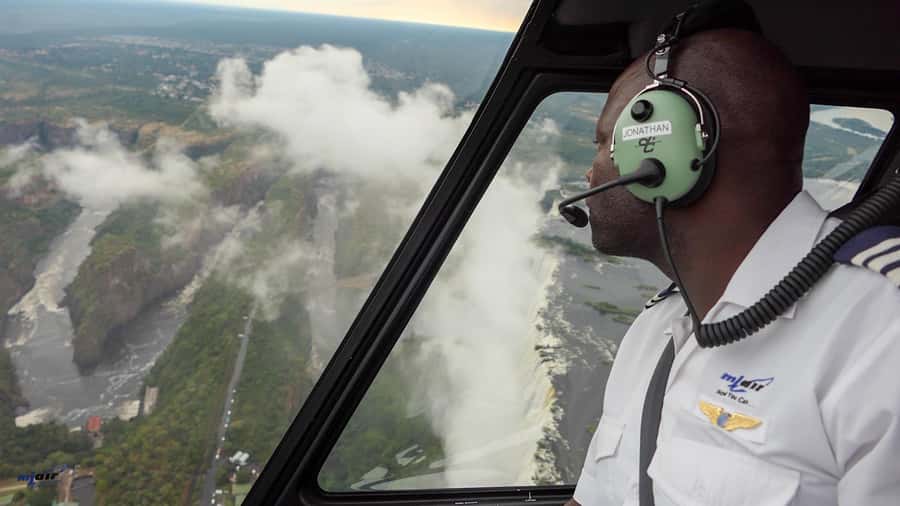 Victoria Falls: Helicopter Tour with Hotel Pickup - Seats, cameras, bags, and comfort