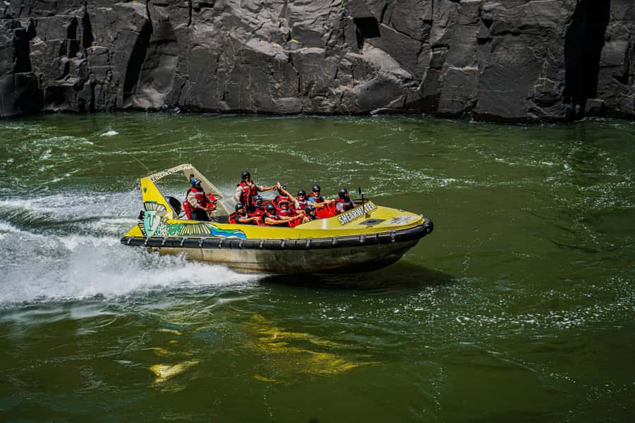 Victoria Falls: Jetboat Adventure Experience - Reaching the Zambezi below Victoria Falls