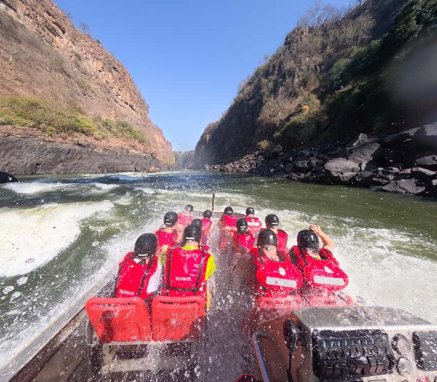 Victoria Falls: Jetboat Adventure Experience - The steep walk into Batoka Gorge