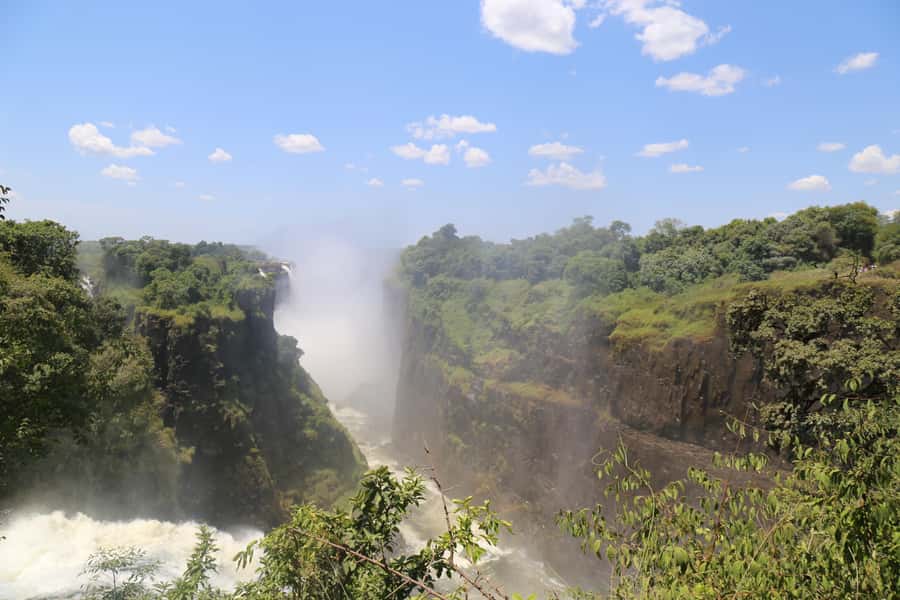 Victoria Falls Private Tour with Lunch & Helicopter Flight - Walking through all 16 Victoria Falls viewpoints