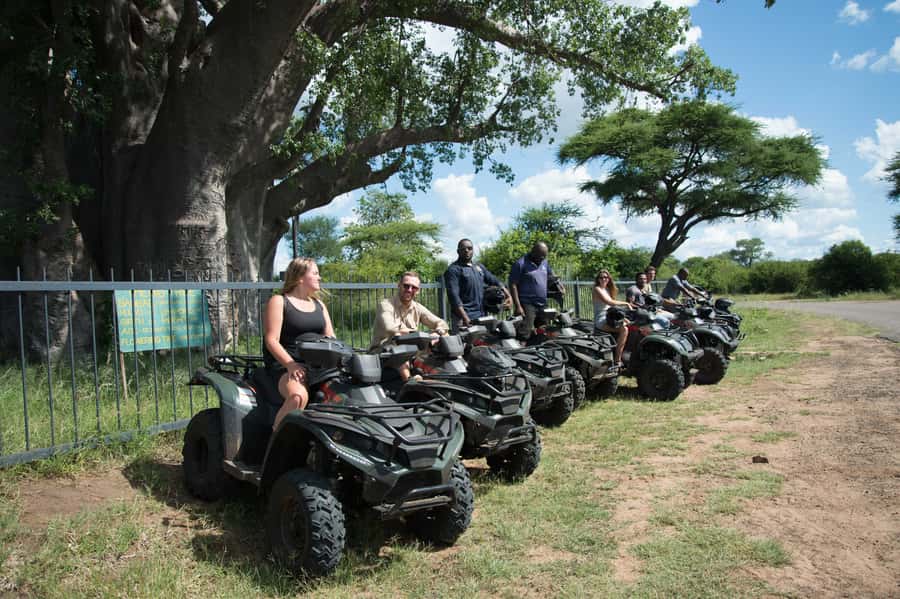 Victoria Falls Quad Bike Adventure - Riding into Victoria Falls National Park