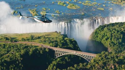 Victoria Falls Scenic Guided Tour with Sunset Boat Cruise