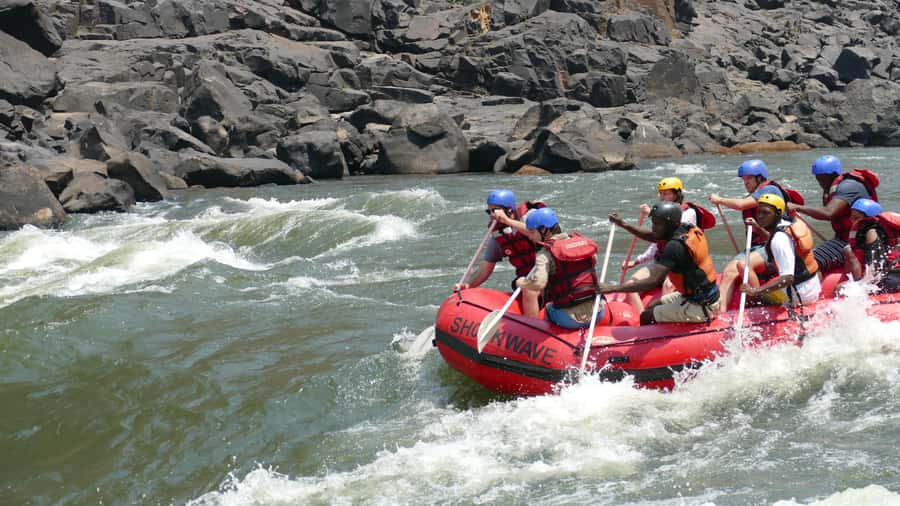 Victoria Falls: Zambezi River White Water Rafting Experience - The steep route into Batoka Gorge