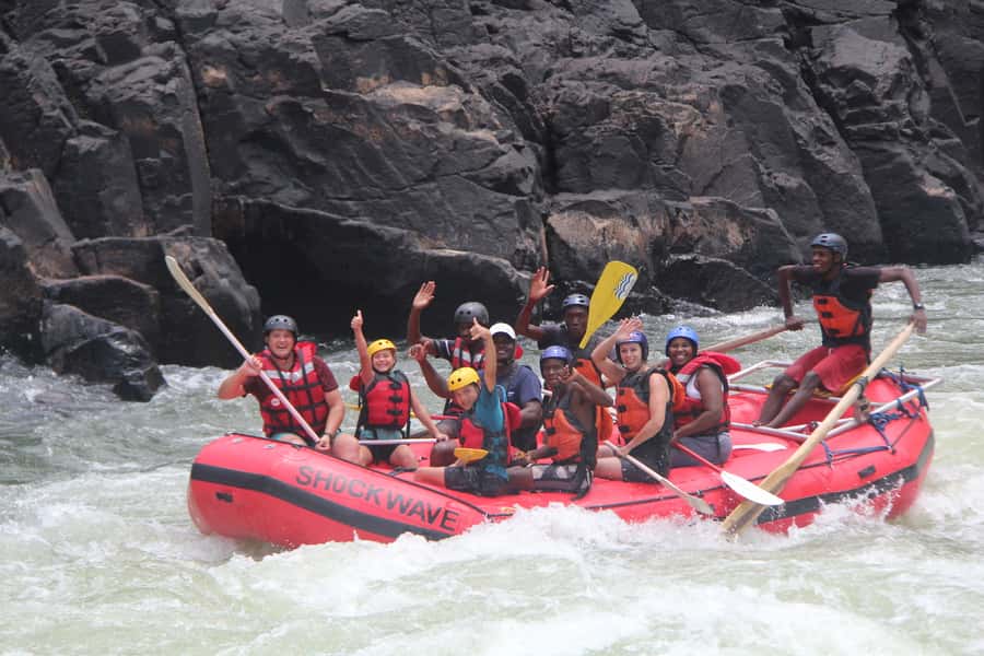 Zambezi River: Kid-Friendly Whitewater Rafting - The river approach is the hardest part