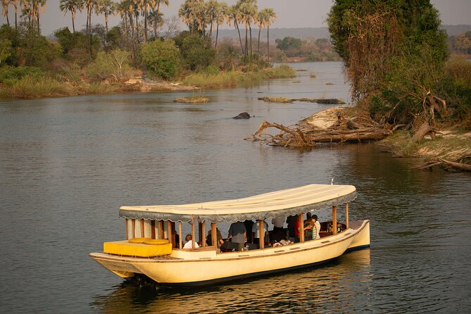 Zambezi River Sunset Cruise, from Victoria Falls, Zimbabwe - The sunset timing is not perfectly predictable